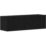  Set TV komoda 8 kom. Crni hrast Konstruirano drvo Crna 100 x 30 x 30 cm | shoptok.hr
