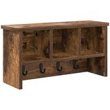  Vješalica za kapute na zidu Dimljeni hrast 50 x 16 x 26 cm | shoptok.hr