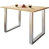 MID.YOU PISALNA MIZA leseni material srebrne barve, medeni hrast | Shoptok.si