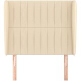  Uzglavlje s ušima krem 103x23x118/128 cm od tkanine | shoptok.hr