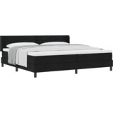  Postelja boxspring z vzmetnico z vzmetnico Črna 200 x 200 cm, (5000126438) | Shoptok.si