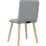 vidaXL Jedilni stoli 2 kosa svetlo sivo blago | Shoptok.si
