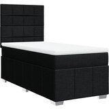 Maison Chic Box spring postelja - Vzmetna postelja z vzmetnico črna 100x200 cm blago SL23931, (21879861) | Shoptok.si