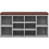  Klupa za cipele boja sivog hrasta 103x30x48cm konstruirano drvo | Eponuda.ba
