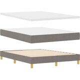  Krevetski okvir s madracem i LED taupe 140x190 cm tkanina | shoptok.hr