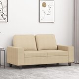  The Living Store Kavč dvosed krem 120 cm blago - Kavč Dvosed, (21448026) Cene