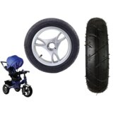  Plastic wheel with rubber tire (inflatable) PRO600 front | shoptok.hr