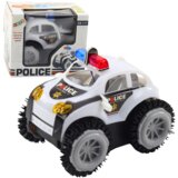  Policijsko terensko vozilo za igro s rotacijo 360° - bela | Shoptok.si