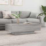 vidaXL Klubska mizica siva sonoma 100x49,5x31 cm inženirski les Cene