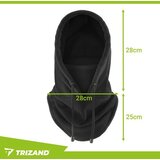 Trizand zimski set kapa i šal-tunel, crni, univerzalna veličina | shoptok.hr