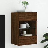 vidaXL Zidni TV ormarić s LED svjetlima boja hrasta 40x30x60 5 cm Cijene