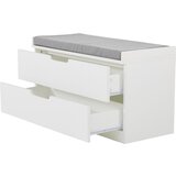 MID.YOU garderobna klop siva, bela | Shoptok.si