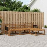  Set vanjskih sofa 4 kom. Prirodna Čvrsto drvo akacije | shoptok.hr