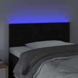  Posteljno vzglavje črno 80x5x78/88 cm žamet, (20737006) | Shoptok.si