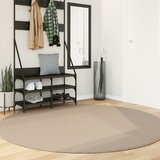  Tepih HUARTE kratkih vlakana meki i perivi Ø200 cm boja pijeska | shoptok.hr