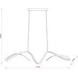 Ferotehna visilica lumenled 48 w 2159 lm 4000 k crna | shoptok.hr