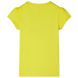  Dječja majica sa širokim rukavima jarkožuta 104 | shoptok.hr