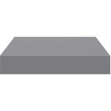  Plutajuća zidna polica siva 23 x 23,5 x 3,8 cm MDF | shoptok.hr