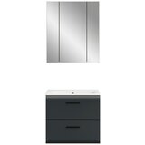 MID.YOU Kopalnica Ice, Črna, Barva Hrasta, 2-Delna | Shoptok.si