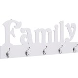vidaXL Stenski obešalnik za plašče FAMILY 74x29,5 cm, (20768550) Cene