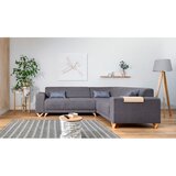 Miuform Siva sklopiva/s prostorom za odlaganje kutna garnitura (s desnim kutom/u obliku slova L) Classy Sophie – | shoptok.hr
