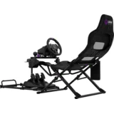 FLEX RAF1, Sim Racing Cockpit Advanced, Foldable, 150x72x113 cm-playing, 38x72x126cm-folded, Black