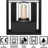 CHANGM 7 W LED stenska svetilka z nastavljivim snopom svetlobe - komplet 2 kosov | Shoptok.si