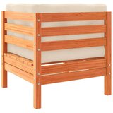  6-dijelni set vrtnih sofa s jastucima voštano smeđi od borovine | shoptok.hr