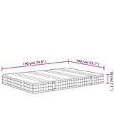  Madrac s oprugama bonnell srednji 140 x 190 cm | shoptok.hr