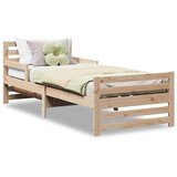  Raztezno posteljno okvir za otroke Rjava 80 x 130 / 165 / 200 cm | Shoptok.si