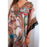 Kesi Włoski Women's beach poncho with a loose fit black | Shoptok.si