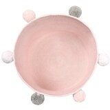 Lorena Canals Košara Bubbly - Soft Pink - White - Grey | Shoptok.si