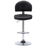 Furnova Barski stolček črno umetno usnje, (22056020) | Shoptok.si