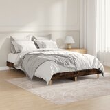 Maison Chic Posteljni okvir - Dvoposteljna postelja - Zakonska postelja brez vzmetnice hrast 120x190 cm inženirski les-J11886, (21766695) | Shoptok.si