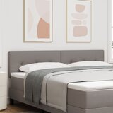 vidaXL vzglavje z gumbi, taupe, 180 cm, tkanina, (22008407) | Shoptok.si