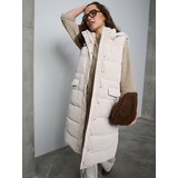 Sinsay Prošiveni puffer prsluk s odvojivom kapuljačom | shoptok.hr