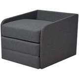  Spremenljiv stol z ležiščem temno sivo blago | Shoptok.si