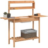  Stol za sadnju sa sudoperom 147,5x44x139,5 cm masivna jelovina | Eponuda.com