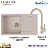  Granitna sudopera Ulgranit ULG780 (BEŽ) + slavina SanDonna - SET | Eponuda.com