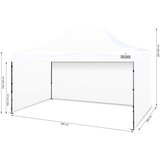  Komercijalni šator 450 x 300 cm bijeli | shoptok.hr