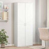  Visoka komoda bijela 70x35x180 cm od konstruiranog drva | shoptok.hr