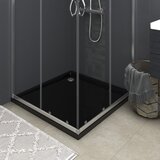 vidaXL Kvadratna ABS tu&scaron; kad črna 80x80 cm cene