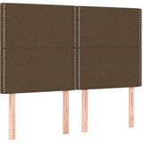  Krevet s oprugama i madracem tamnosmeđi 140x200 cm tkanina | shoptok.hr