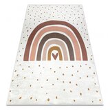 RugsX BAMBINO 46960 pralna preproga Mavrica, pike za otroke protizdrsna - belo / rjava 160x220 cm, (5000176112) | Shoptok.si