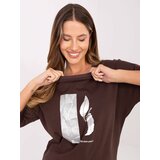 RELEVANCE Blouse-RV-BZ-A820.27P-dark brown | Shoptok.si