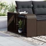 vidaXL Polica 2 kosa rjav poli ratan | Shoptok.si