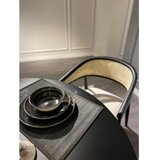 Hanah home trpezarijski sto i stolice moon black white | ePonuda.com