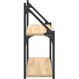  Zidne police 2 razine boja hrasta 80x21x51 cm konstruirano drvo | Eponuda.ba