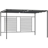 vidaXL Paviljon z zložljivo streho 4x3x2,3 m antraciten 180 g/m² Cene