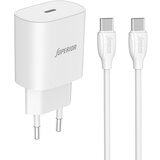 Superior kućni punjač CO-DC24 fast pd 25W 3A type c na type c/ bela cene